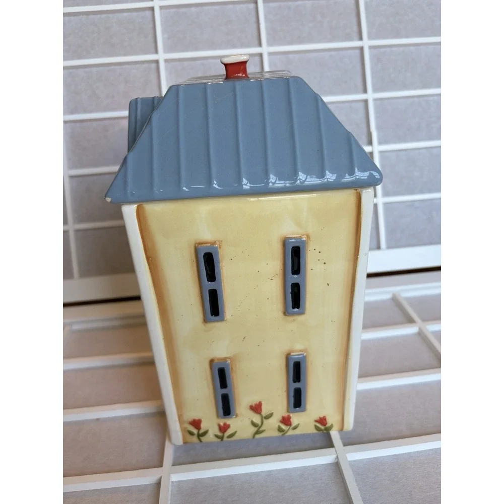 Vintage Kitchen 90s Cracker Barrel Cookie Jar/Canister Cottagecore Farmhouse